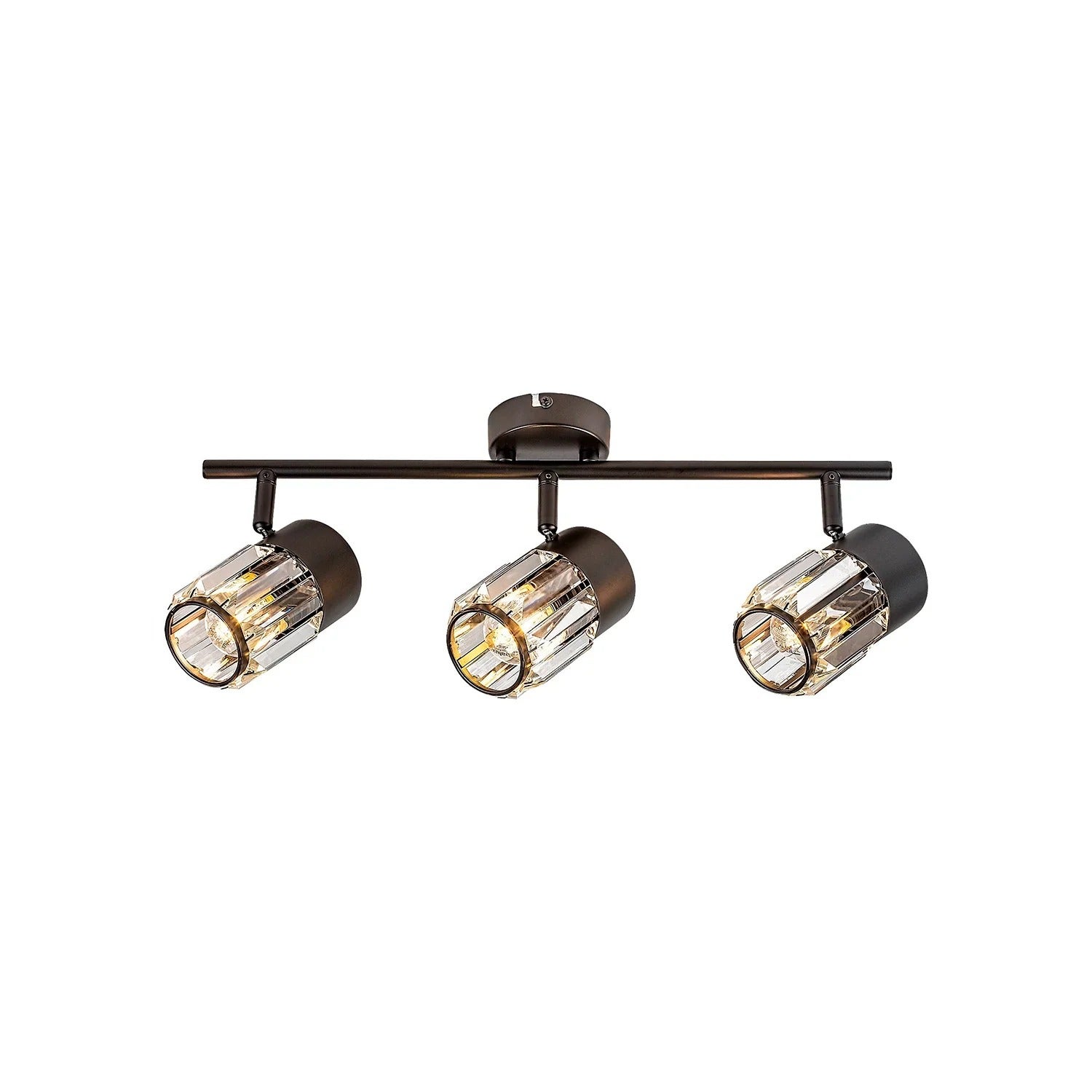 Reflektor sufitowy spot natynkowy Venaro listwa czarno-przezroczysty 3xE14x15W wym: 18 x 45 x 8 cm metal Rabalux