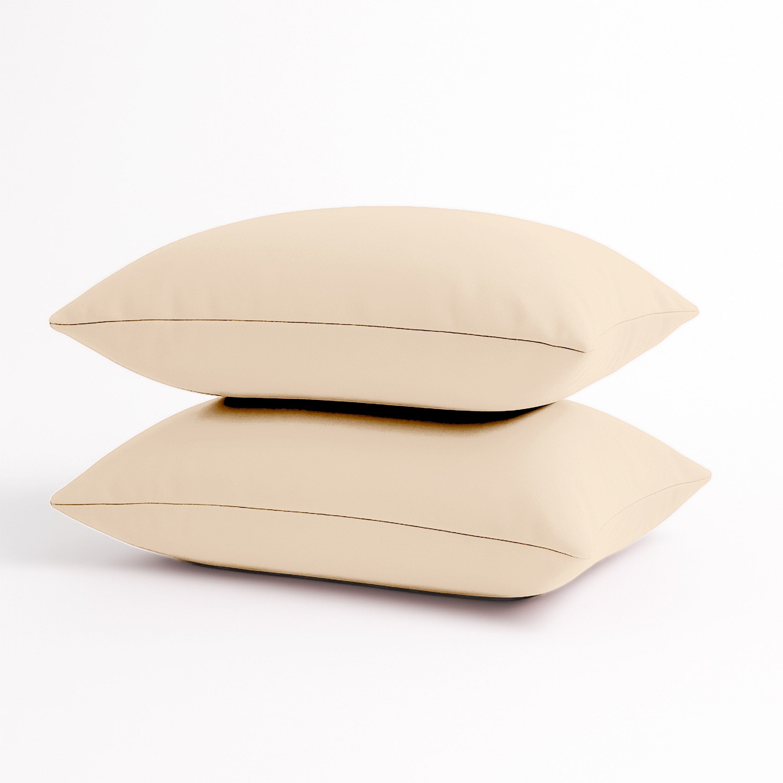 Coussin de décoration extérieur, déhoussable, lot de 2, 60x35cm - Beige - 3