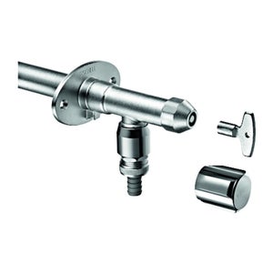 Robinet De Jardin Anti-Gel S&M - 2 Sorties, Entrée 1/2", Sorties 3/4", Auto-Vidange, Résiste à -20°C