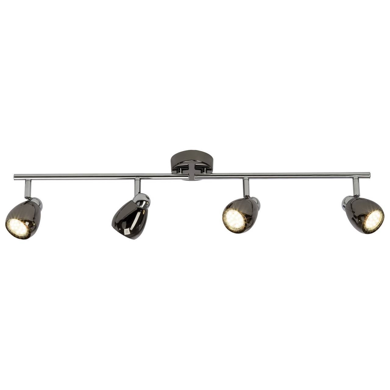 BRILLIANT lampa Matrix Wood beams spot 2-fl. czarna / naturalna | 2x D45, E14, 40W, odpowiednia do lamp wiszących nie dołączonych | Obrotowe głowice