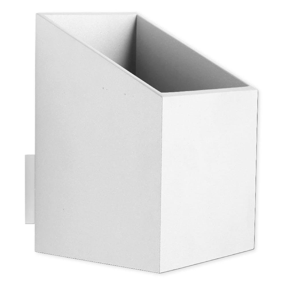 Kinkiet Rubik biały 1xG9x40W metalowy wym: 15 x 10 x 10 cm metal IP20 Lampex