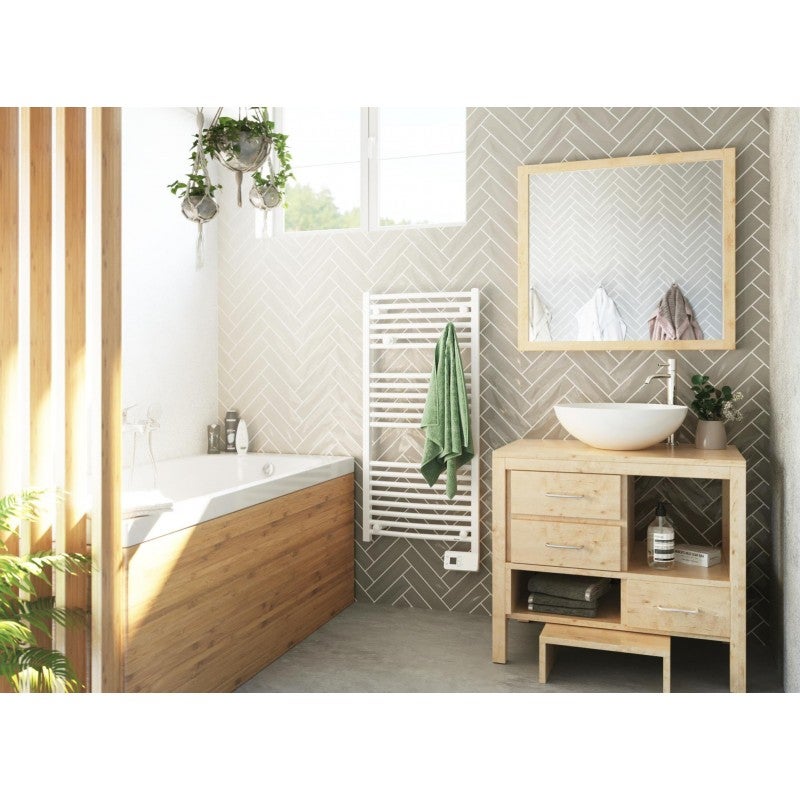 Sèche-serviettes fluide Goreli - Blanc - 500W - 2