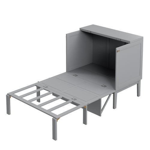 Letto pieghevole, 90 x 200 cm, letto a muro con rete, letto