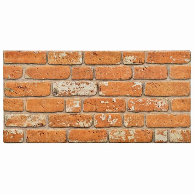 Panele ścienne 10 pcs Cegła 100 x 50 cm Pianka EPS vidaXL