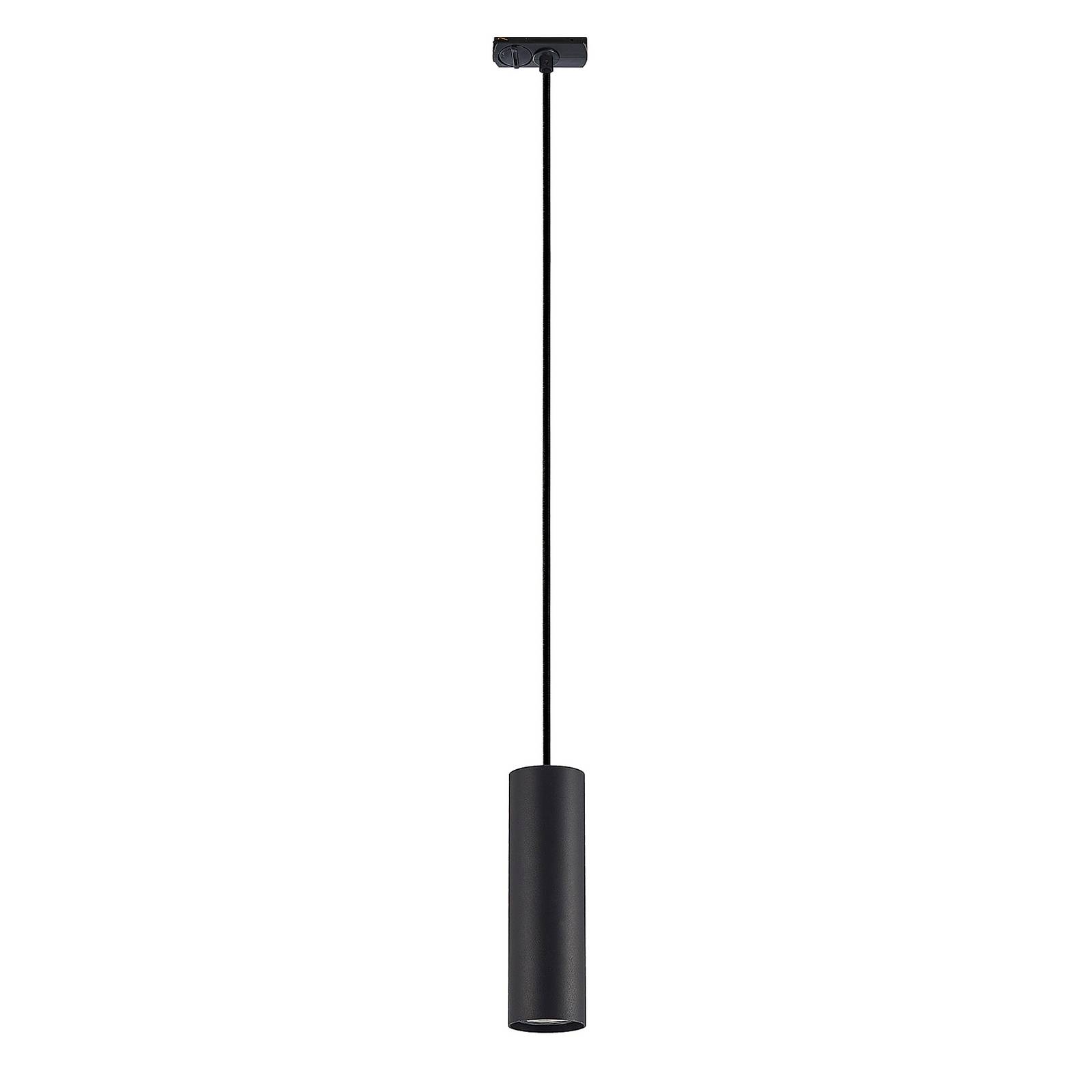 Luminaire Sur Rail Linaro Lindby 4 Lampes GU10 - Intensité Variable - Noir Métal Moderne