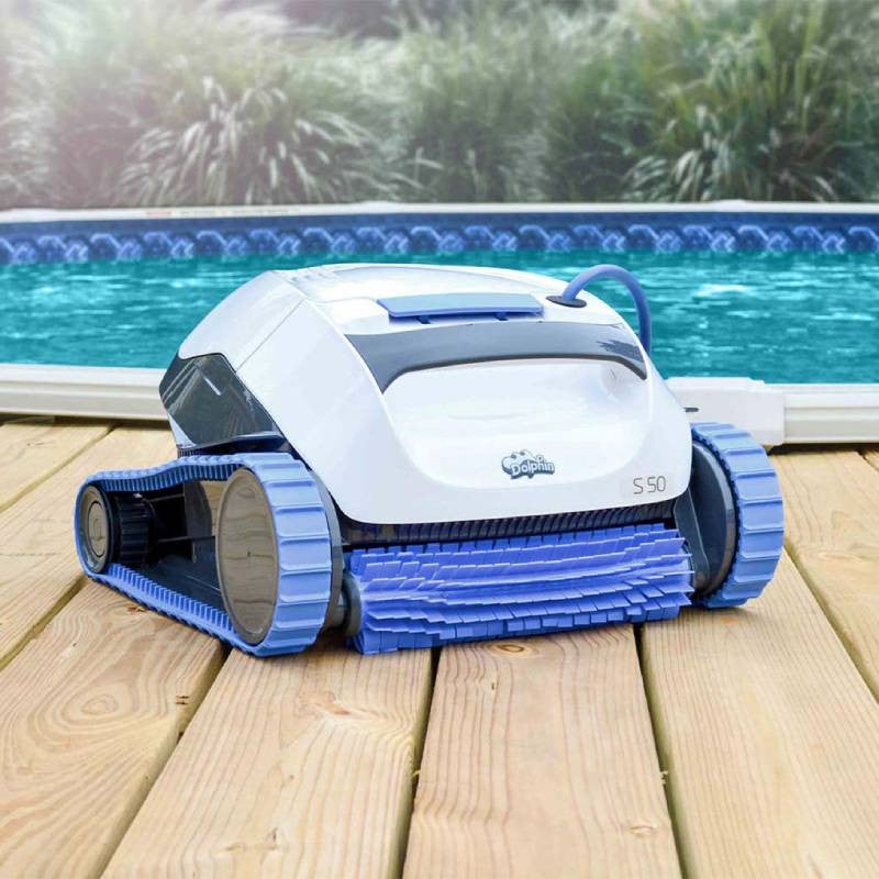 Robot de piscine S50 Dolphin - Mono-filtre - Fond de bassin - Piscine max. 8m - 2