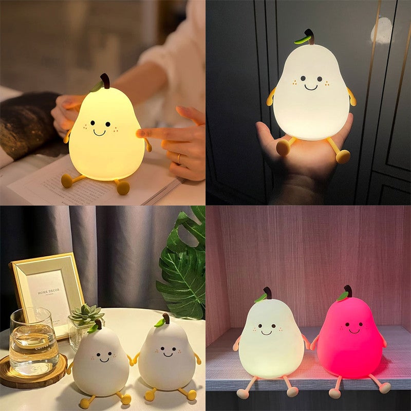 Veilleuse LED pour enfants en silicone Veilleuse colorée, veilleuse de décoration de chambre d'enfant - 2