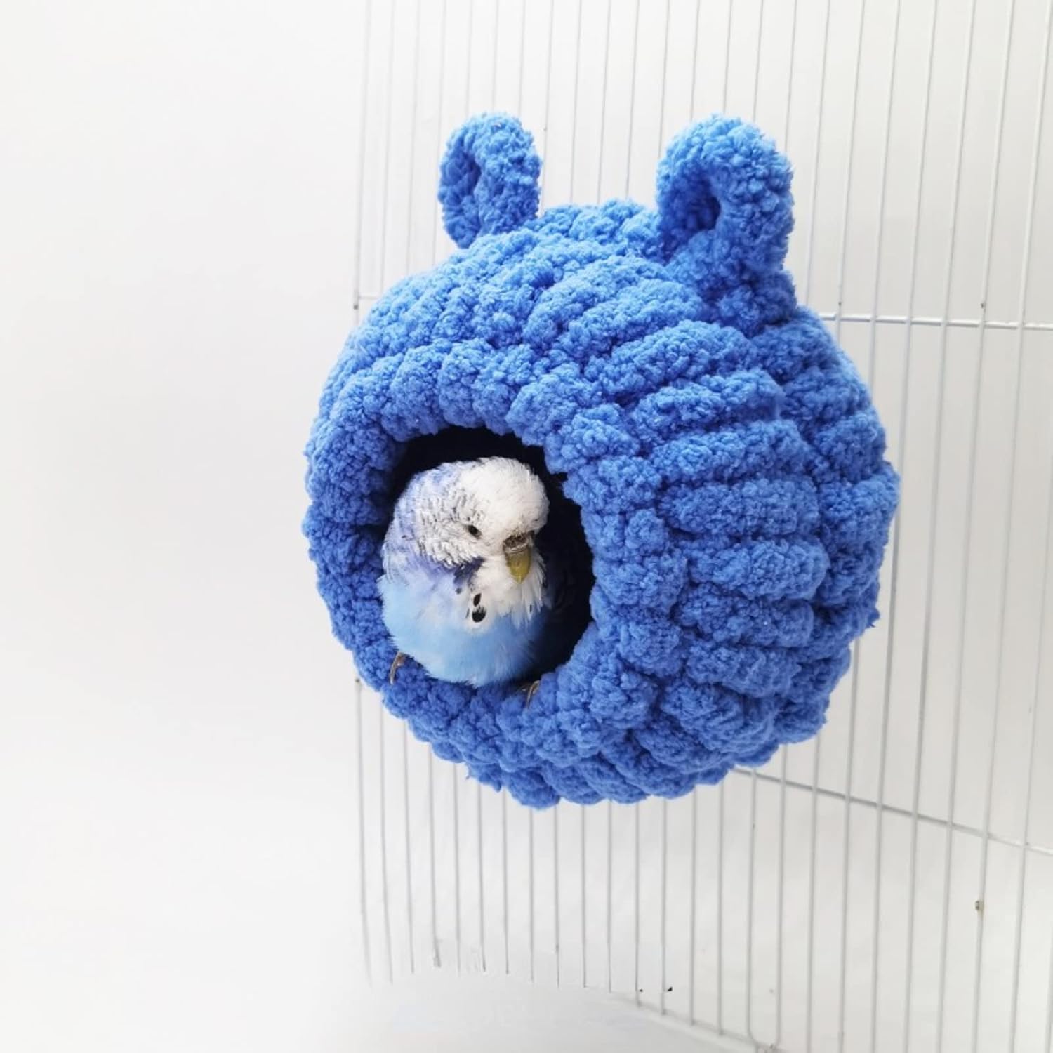Winter quente ninho p. aves Bed suspenso Hammock Snuggle Hut papagaio House tenda interativo acessório gaiola p. aves Perch p. ave Budgies Lovebird - 7