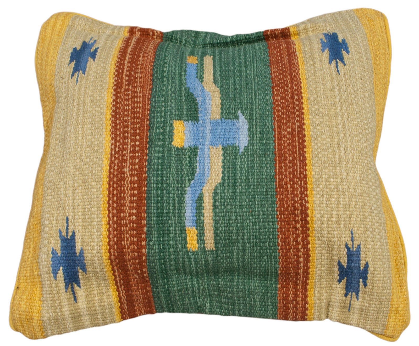 Galleriafarah1970 - 40x40 CM Oryginalna ręcznie robiona poduszka Kilim Square lub
