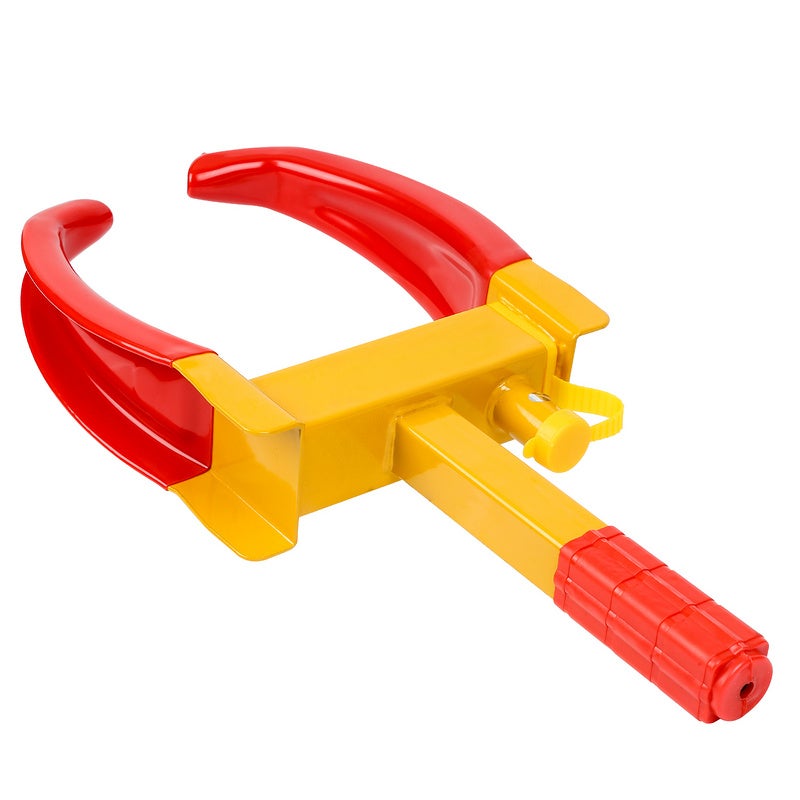 Antivol Sabot De Roue Pour Voiture - Bloque Pneus 18 à 30 Cm - Sécurité Antidémarrage Avec 3 Clés