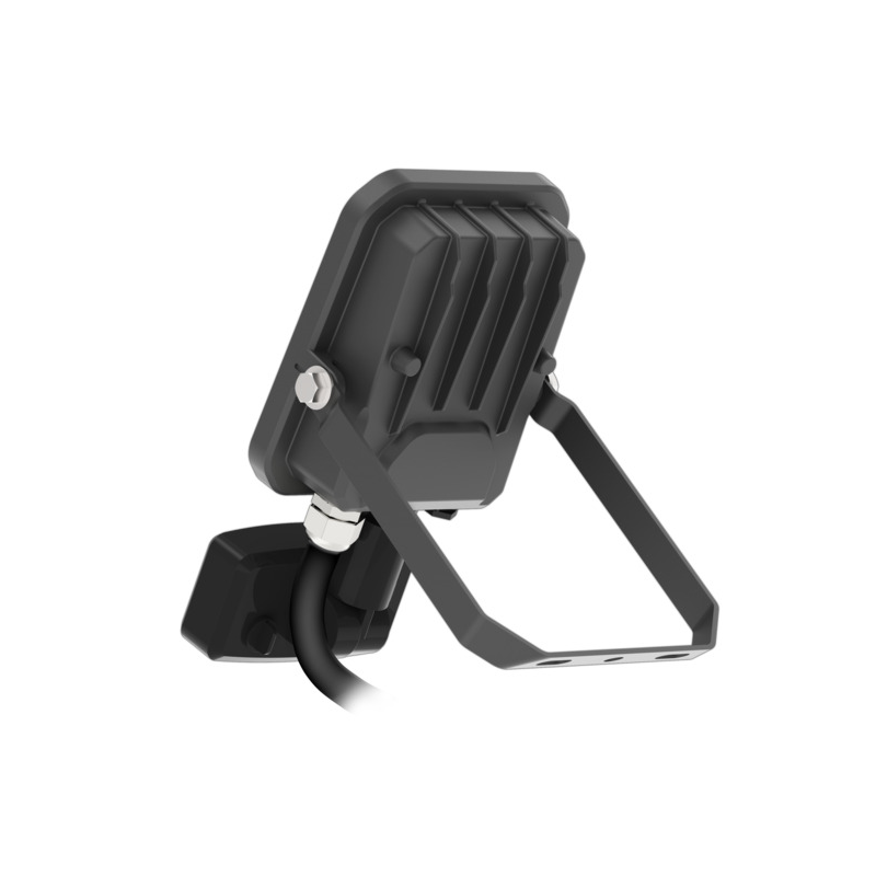 Projecteur LED Extérieur avec Détecteur 10W 140lm/W IP65 Gris V1 - 100 deg - Blanc neutre - 4000K - 2