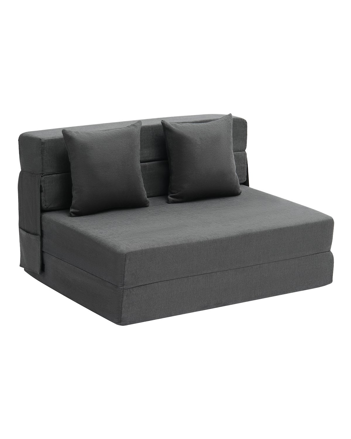 Vevor  Sofá Cama Plegable 3 En 1,Sillón Cama Convertible,2 Almohadas,Funda Lavable,Futón De Espuma Con Memoria,Para Sala,195 X 100,5 Cm (Twin) , Leroy Merlin