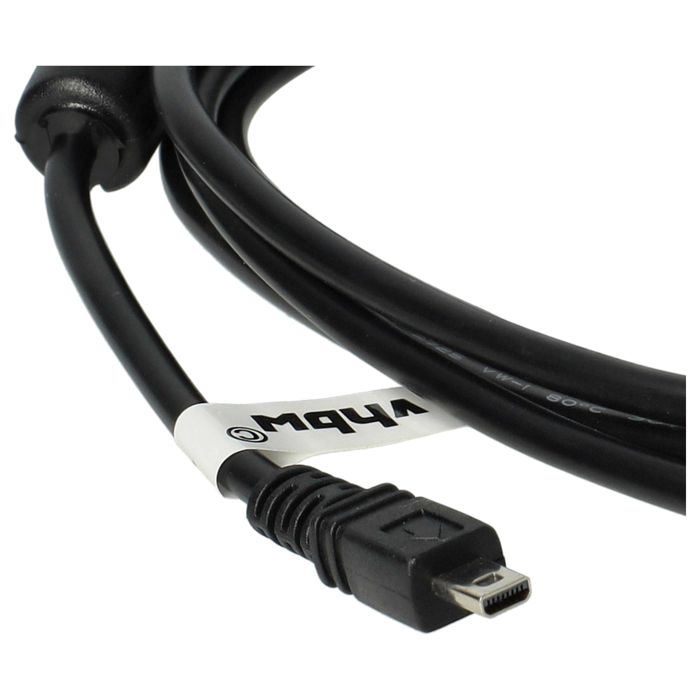 vhbw Câble USB (Standard USB Type A) 150cm compatible avec Rollei Compactline 52, Compactline 101, Compactline 122, Compactline 390 appareil photo - 4