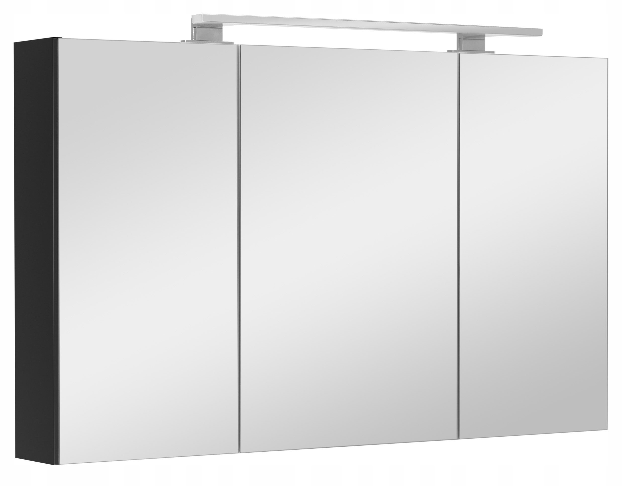 Szafka łazienkowa z lustrem oświetleniem lampką led lustrzana wisząca 100 cm