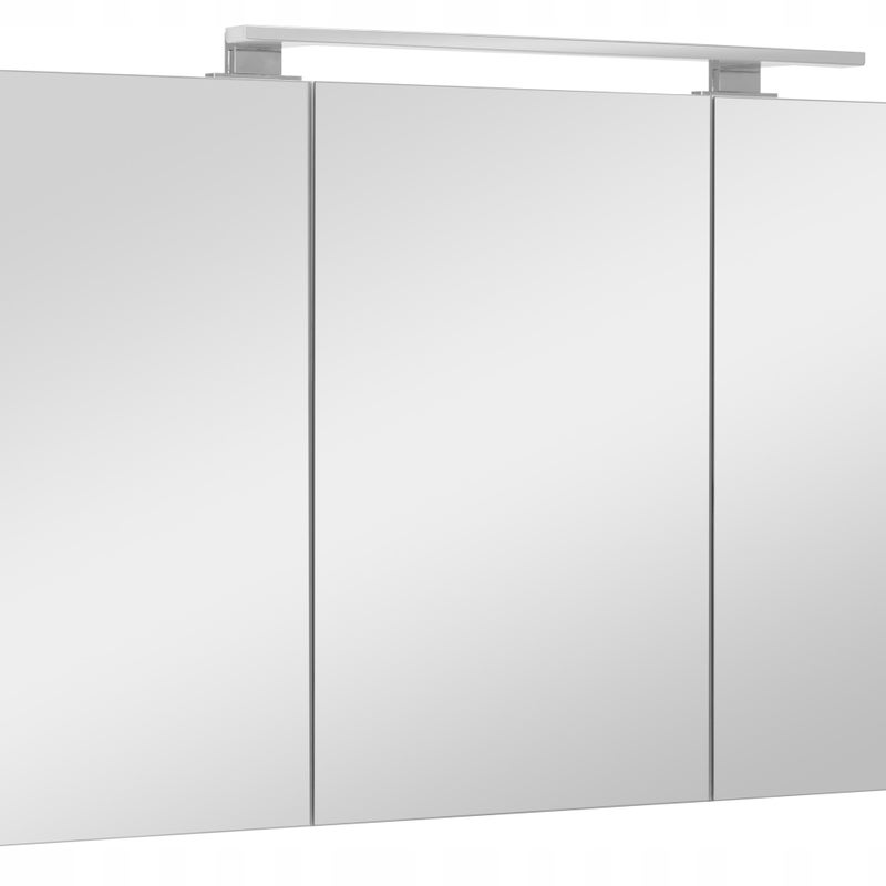 Szafka łazienkowa z lustrem oświetleniem lampką led lustrzana wisząca 100 cm