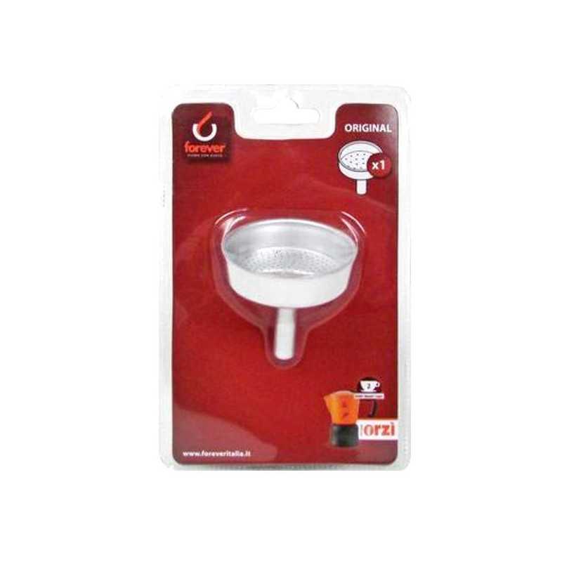 Caffettiera Miss Orzi Per Caff&egrave; D'Orzo - In Alluminio Con Coperchio Trasparente E Microfiltro