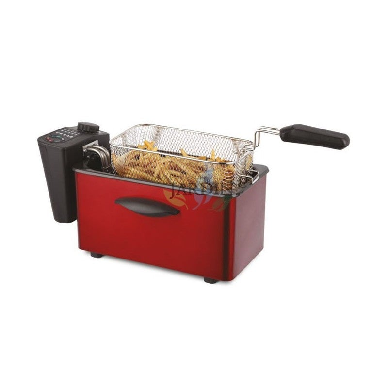 Friggitrice Ad Olio Emerio 3 Litri Con Zona Fredda - 2000W, Acciaio Inox, Niente Sapore Amaro, Testata "molto Buona"