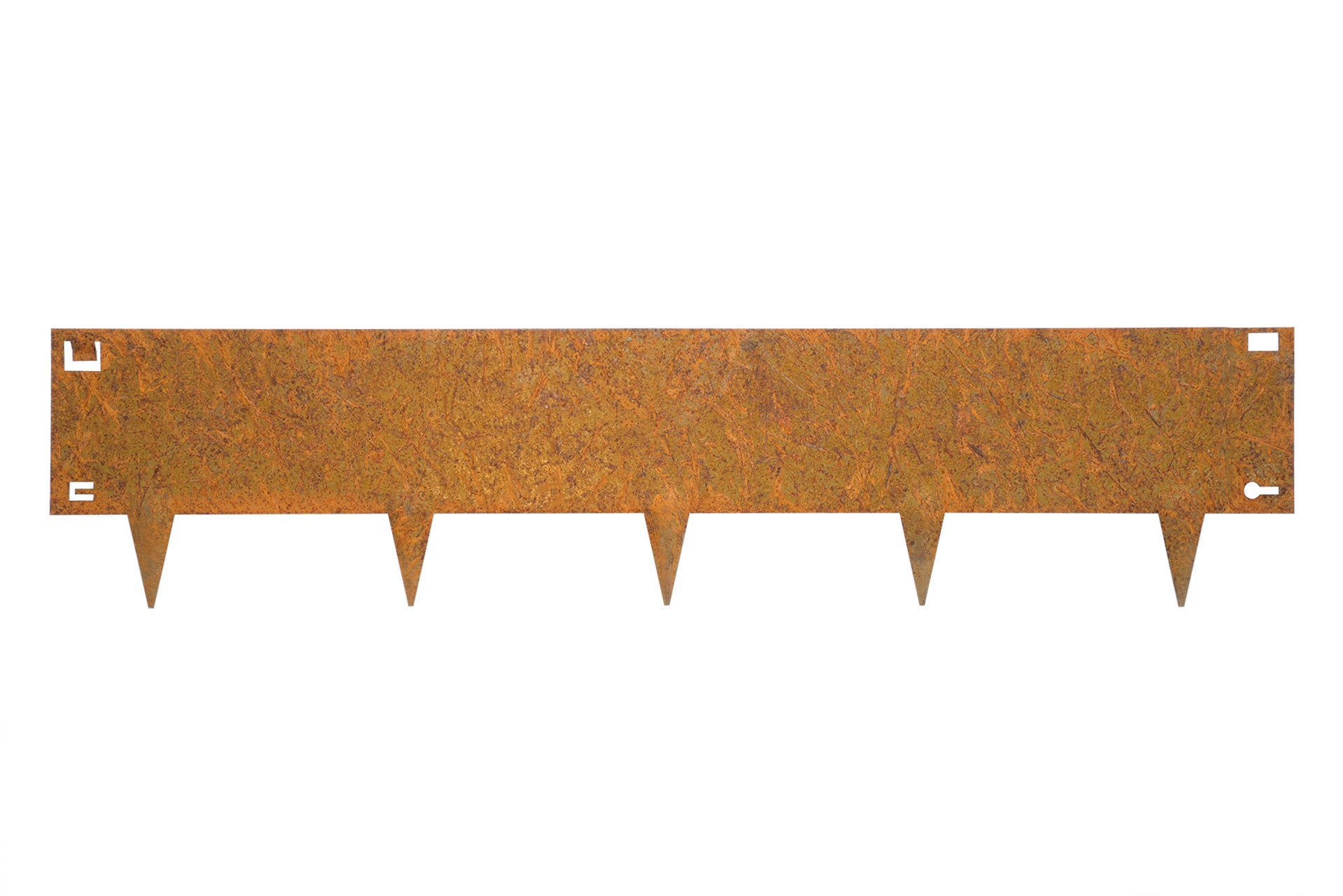 Wovar Acier corten bordures de jardin en acier corten 24 x 106 cm Flexible - 10 pièces - 4