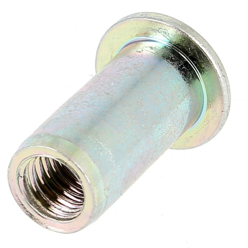 RIVKLE® Tête Plate Fut Cyl Ouvert M10 Bichromaté Ep 3.5 A 6 - 2
