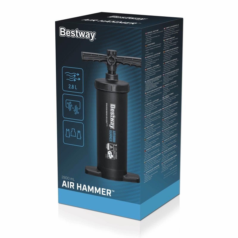 Ręczny Pompka do Kempingu i Basenów, Wydajna i Trwała, Idealna do Pompowania Materacy i Łodzi, Bestway - 4
