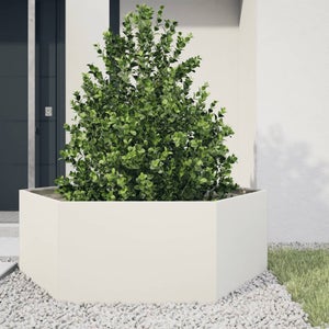 Fioriera Natural Deluxe In Plastica Colore Bianco H 33 X L 100 X P 43 Cm 35895636