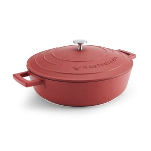 Casseruola In Acciaio Inox 18/10 Con Coperchio, Capacità 11 Quart (10,4 Litri), Manico In Acciaio, Fondo Triplo Strato, Adatto A Tutti I Fuochi