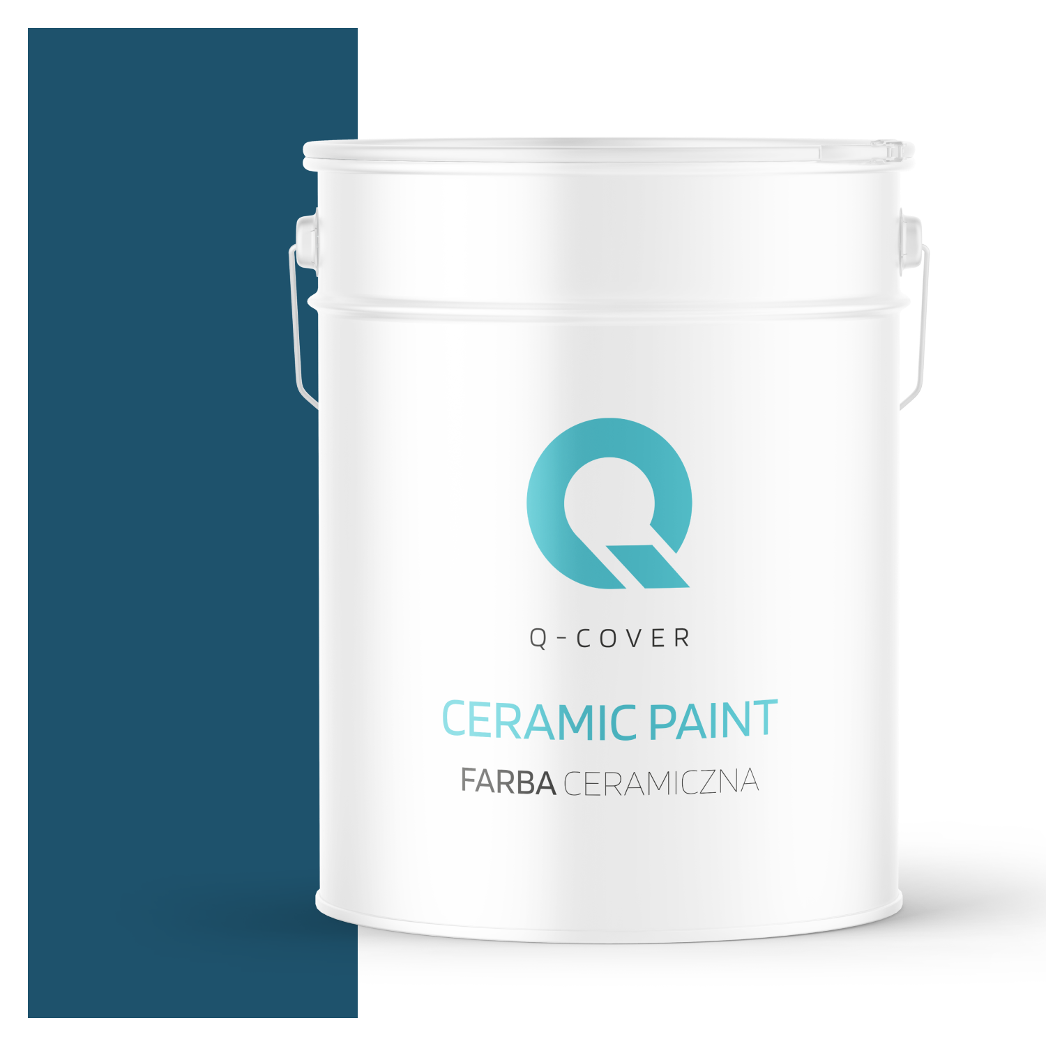 Farba Ceramiczna Do Ścian i Sufitów Q-Cover Granatowy H0508 Głęboki Mat 10L