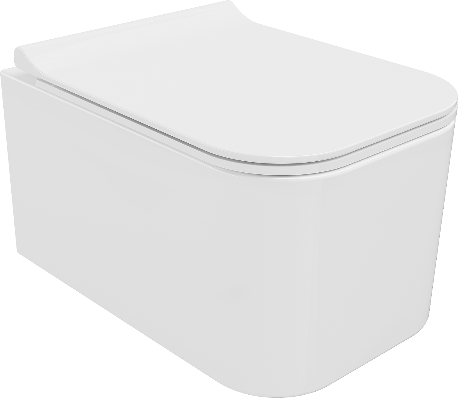 Mexen Elis miska wc Rimless z deską wolnoopadającą slim, duroplast, biała połysk - 30910700