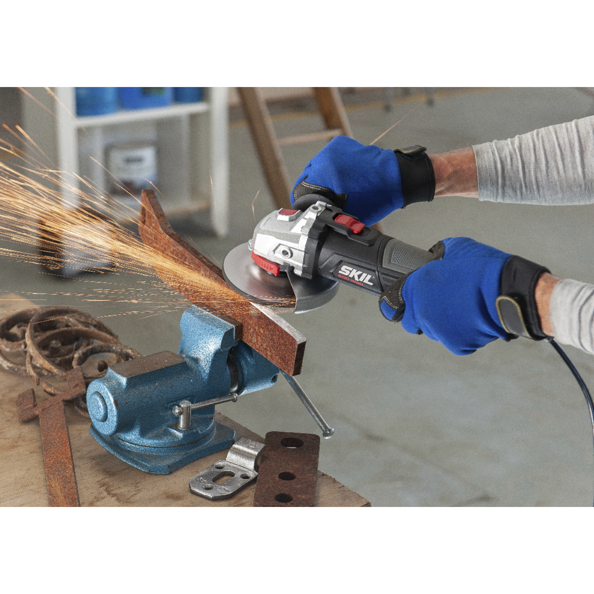 Meuleuse d’angle SKIL 9021 AA, 600 W, Ø 125 mm, poignée latérale - 4