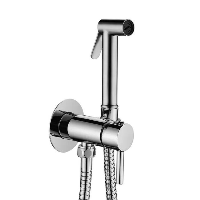 Bidet encastrable avec mitigeur et douche Paffoni ZDUP110CR - Chromé