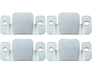 12 Connettori Universali Per Divani Componibili | Acciaio Inox 5,3 Cm Con Viti | Unisce Le Sezioni