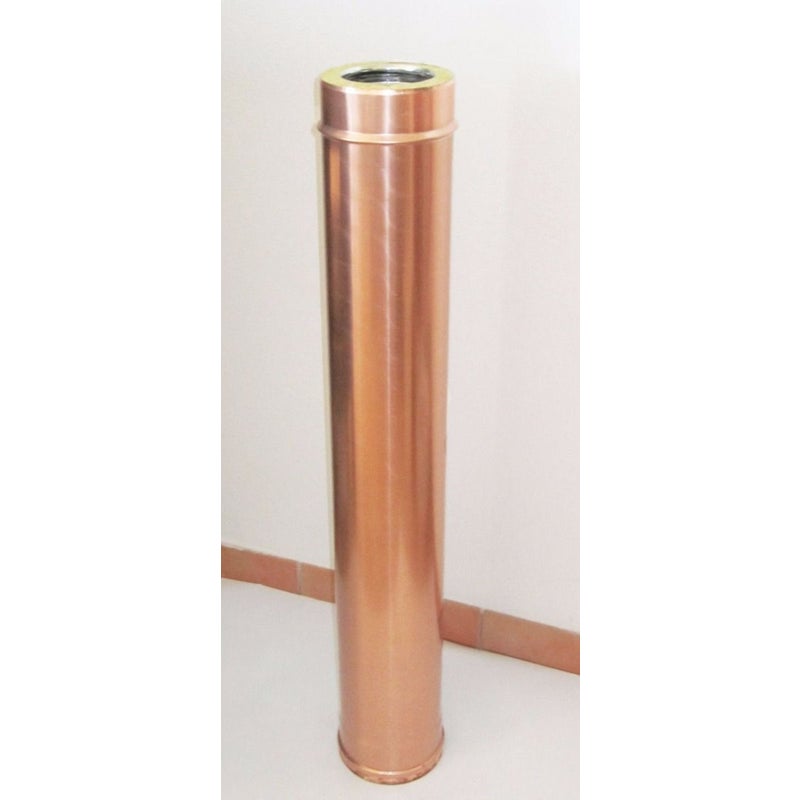 Dwuścienna izolowana miedziana rura zewnętrzna int 80 / ext 130 - 50 cm
