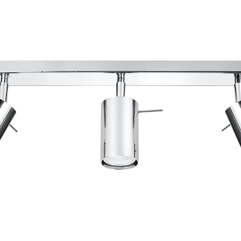 Reflektor sufitowy spot natynkowy Ring listwa chromowany 3xGU10x40W wym: 45 x 45 cm metal Sollux Lighting