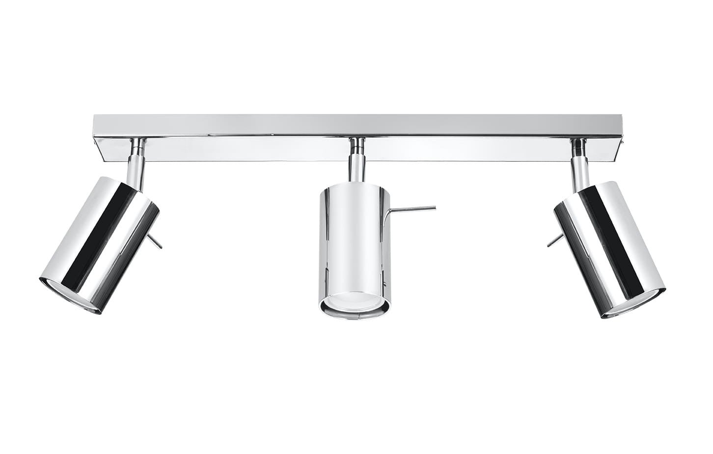 Reflektor sufitowy spot natynkowy Ring listwa chromowany 3xGU10x40W wym: 45 x 45 cm metal Sollux Lighting