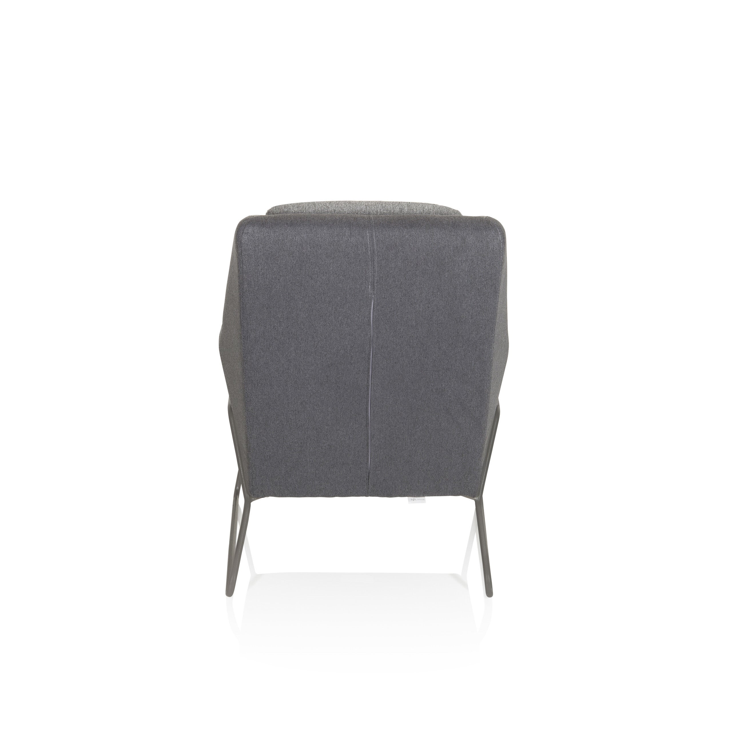 Poltrona Lounge LAGUN Struttura a slitta 1 Posto Grigio chiaro/scuro hjh OFFICE - 9