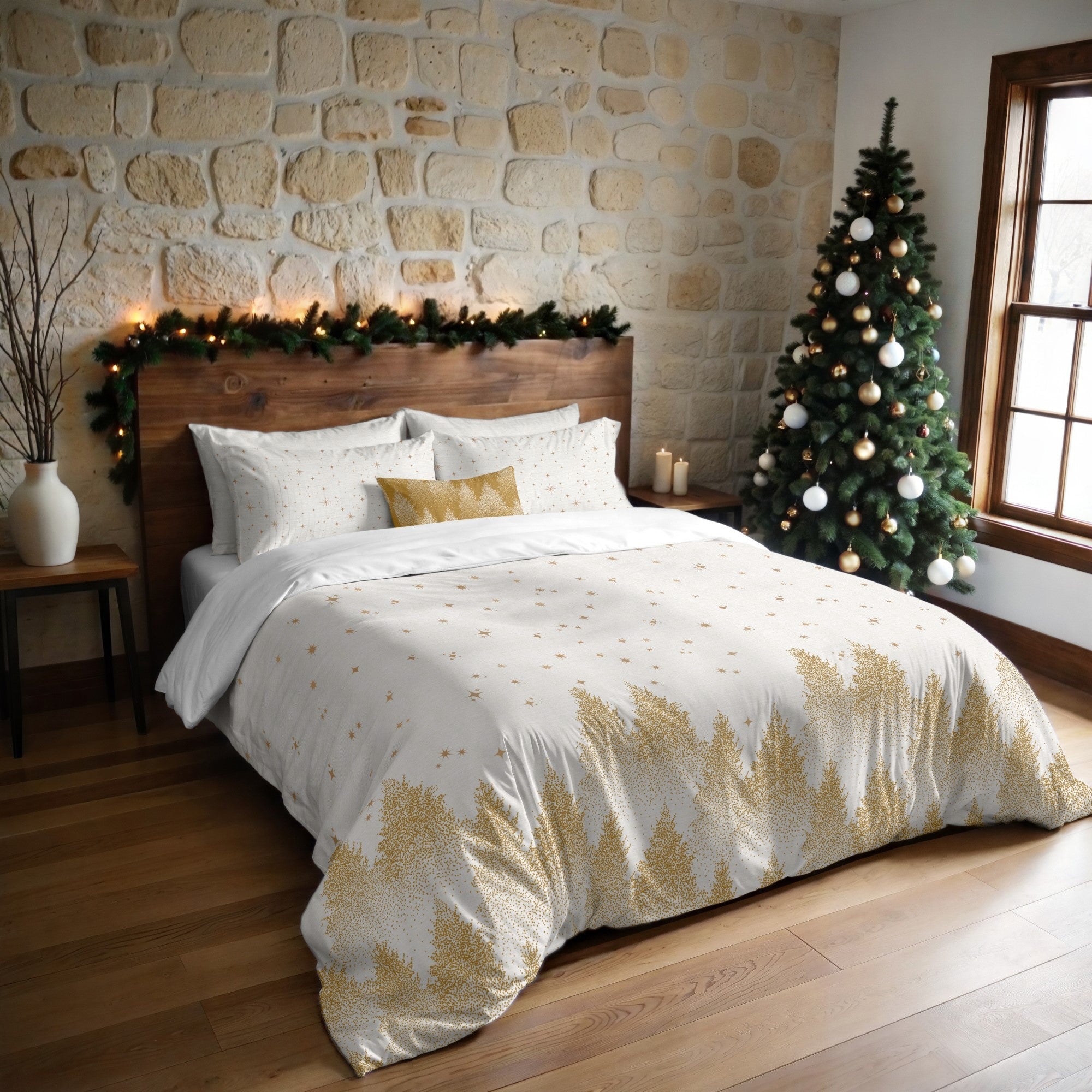 Capa de edredão Gold Stalit Sky - 200x200 cm | Leroy Merlin