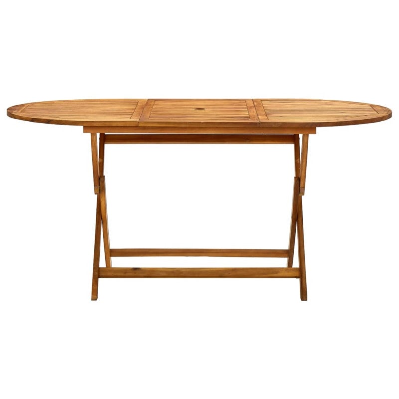 Table de jardin pliable 160x85x75 cm Bois d acacia massif - 2