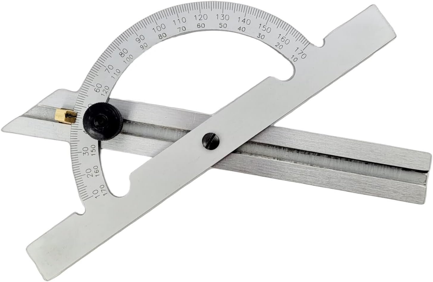 Rapporteur d'angle de précision avec rail réglable 10-170°antirouille ...