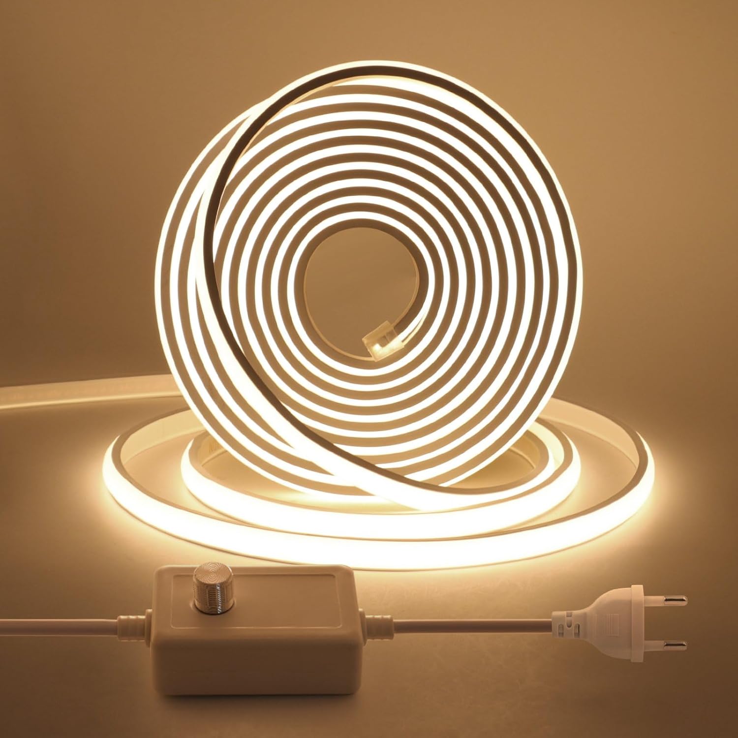 Ruban LED COB 220V - 288 LEDs/m, IP65, 10W/m, Flexible - Bande Lumineuse Modulable Pour Intérieur/extérieur