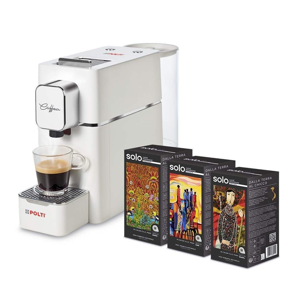 POLTI - Macchina da caffè Coffea S15W 54 CIALDE-Bianco POLTI - Macchina da caffè Coffea S15W 54 CIALDE-Bianco