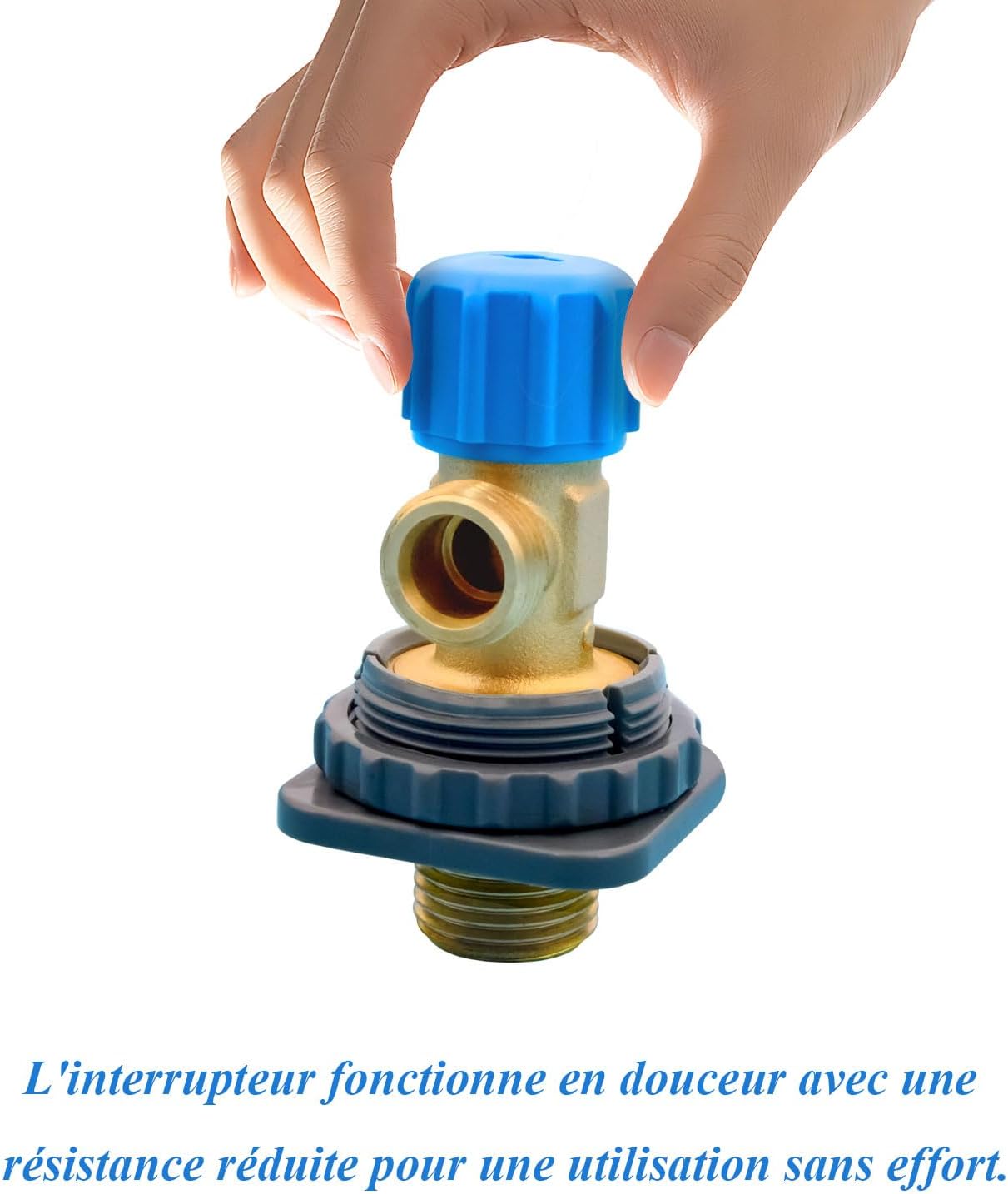 Robinet d’Angle 3/8” pour WC – Compatible Geberit – Raccord Eau Réservoir (Modèles 212458, 240.189, etc.) - 4