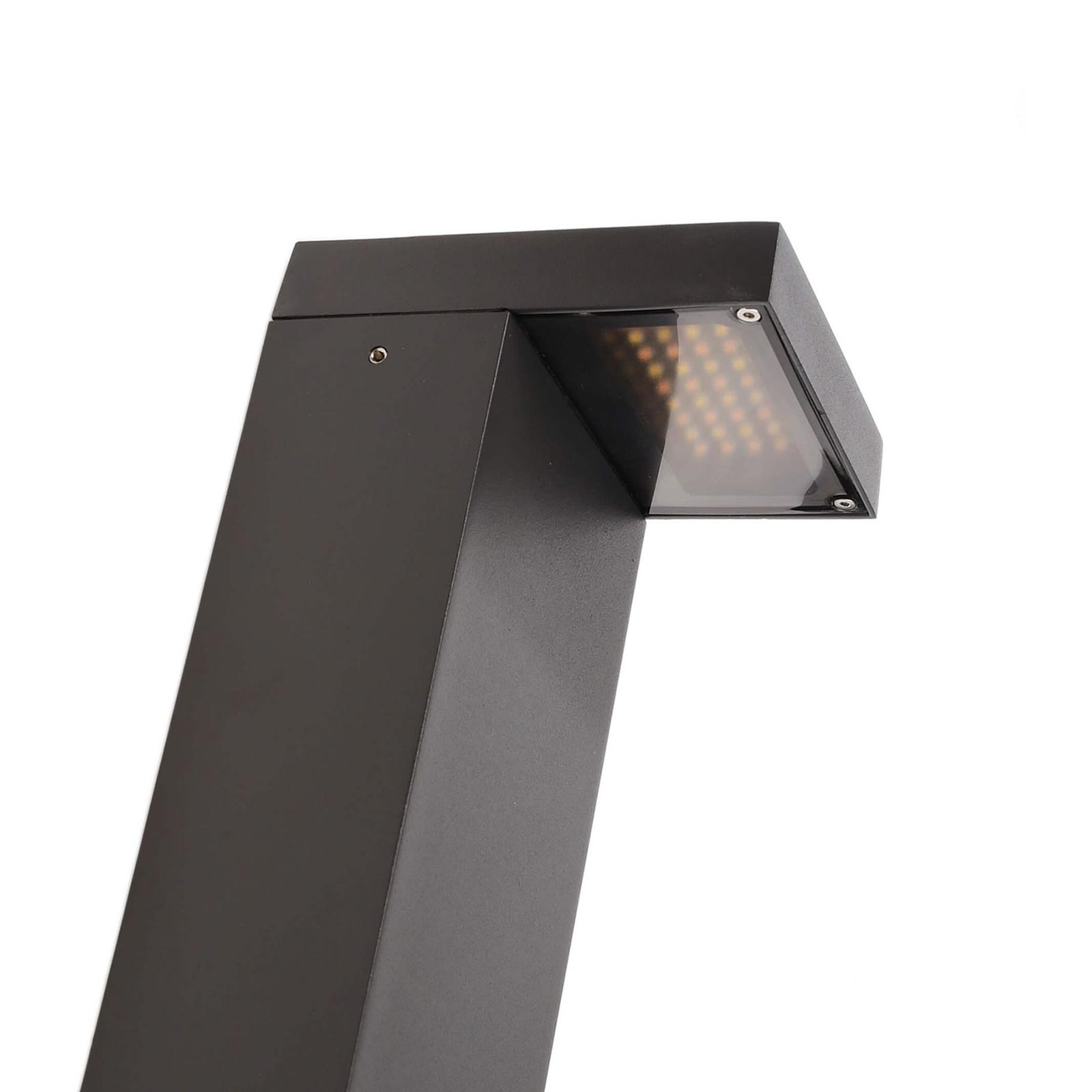 LERNA 600 Colonnina elettrica 2 prese corrente lampione palo LED 7W CCT 3000K 4000K IP65 luce giardino viale 230V 60cm - 3