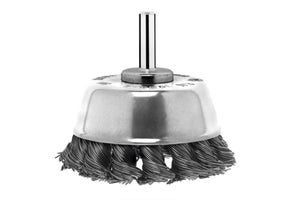 Set 12 Spazzole Metalliche Per Trapano - Filo Acciaio Per Rimozione Ruggine E Vernice, 6mm Con Asta 1/4 - Foto 9