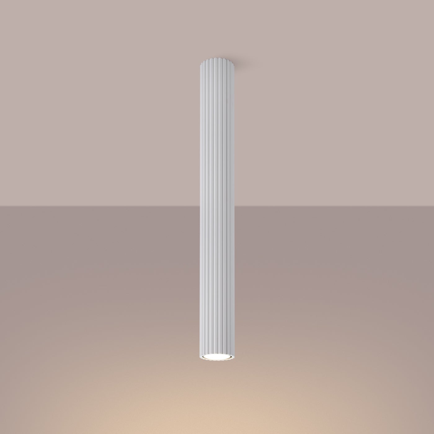Plafon GLOOW 60 biały LED 3000K - 6.5x6.5x60cm Sollux