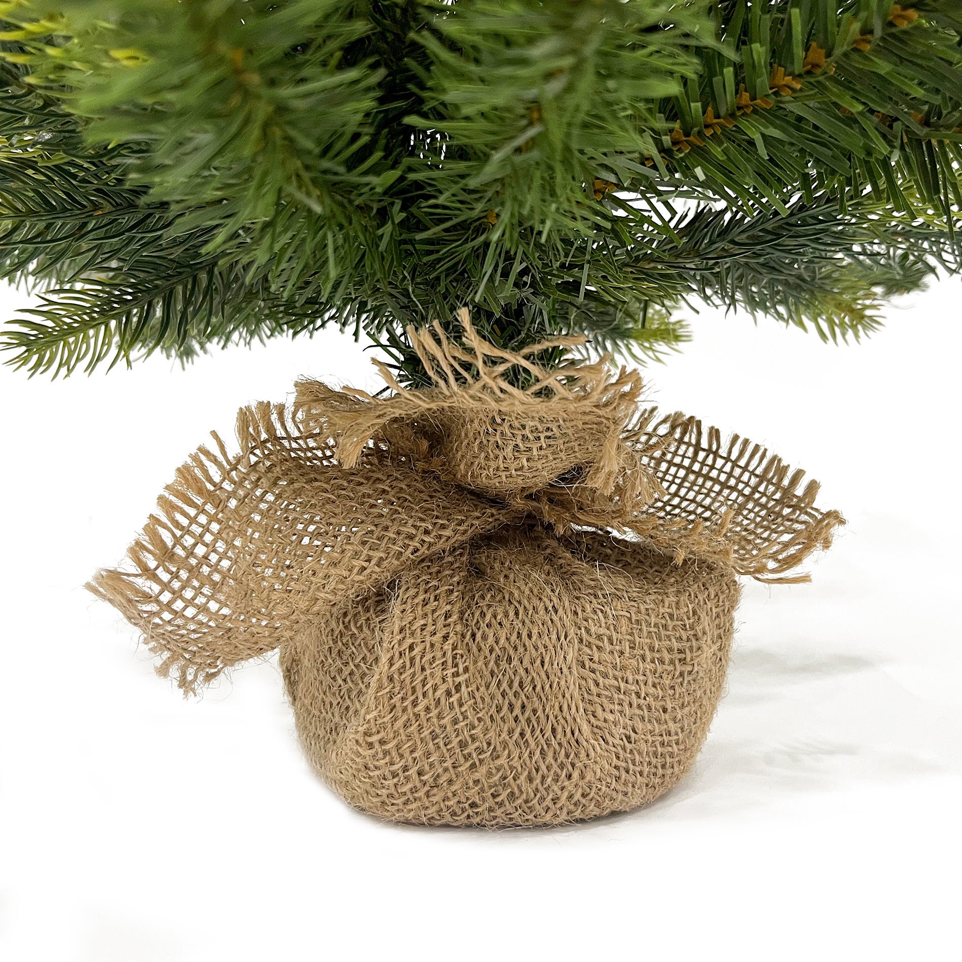 Árbol de Navidad Artificial Rebecca Mobili Pequeño Abeto Verde 60 cm con 80 Ramas Base Yuta - 2
