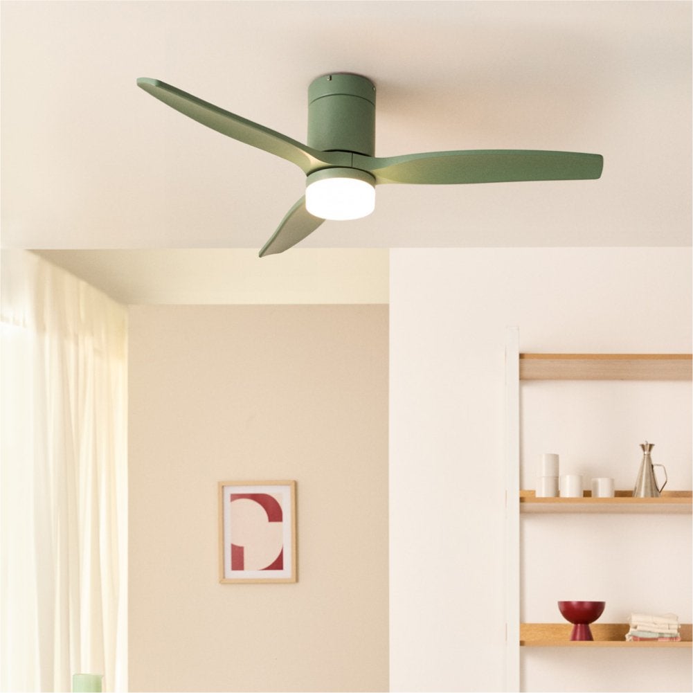 WIND CALM - Cichy wentylator sufitowy 40W z technicznymi łopatkami ABS w różnych rozmiarach
