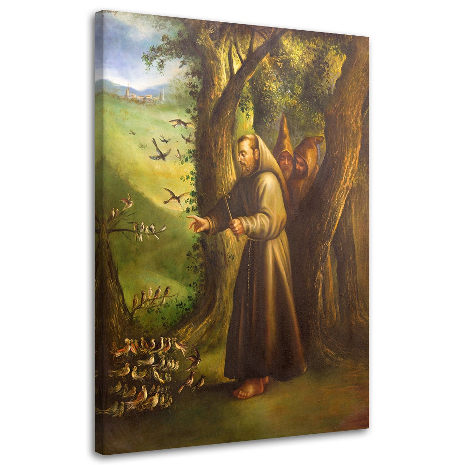 Obraz na płótnie, Święty Franciszek z Asyżu 70x100