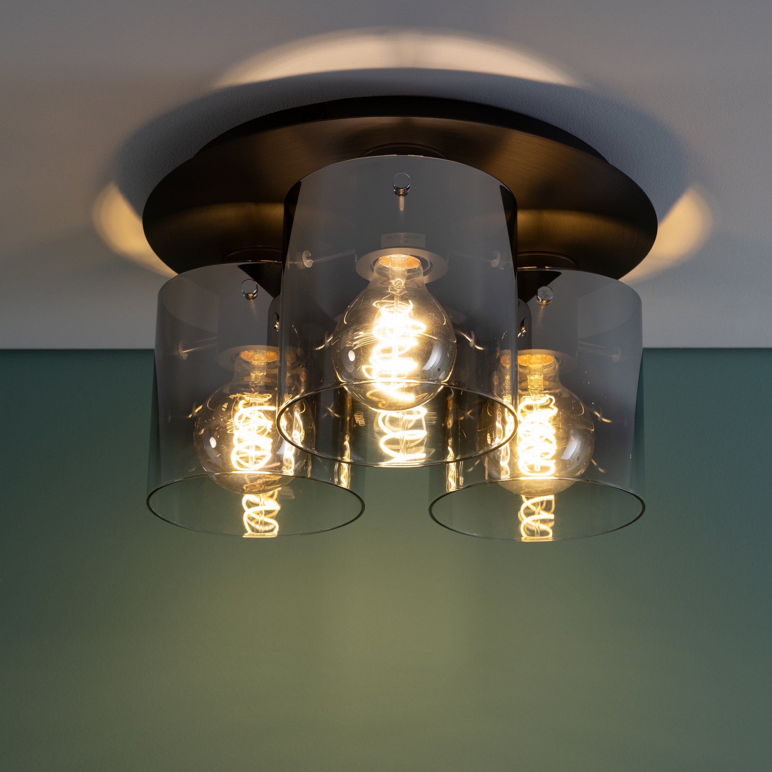 Lampa BRILLIANT, Drewno zawieszenie 25cm czarny / kolor drewna, 1x A60, E27, 25W, drewno ze zrównoważonej gospodarki leśnej (FSC) - 4