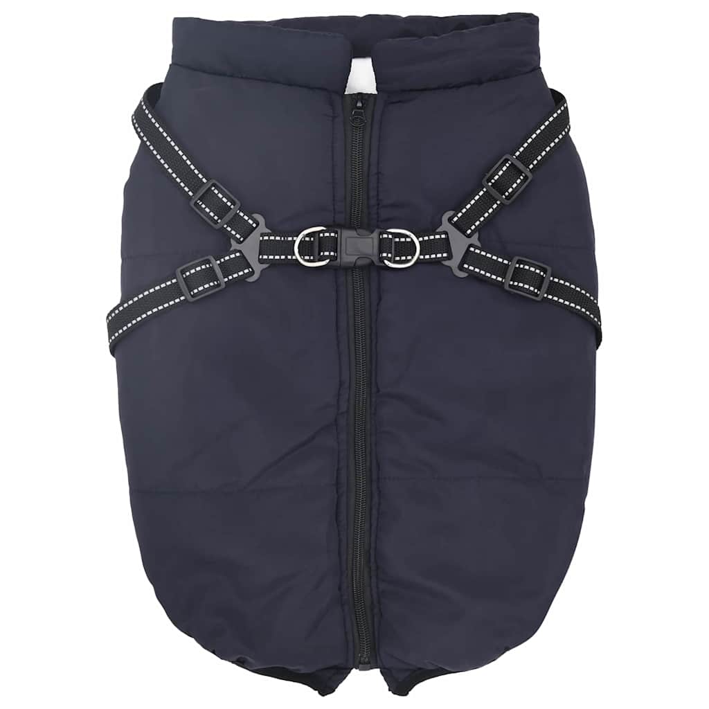 Manteau En Polaire Pour Lévrier Taille M - Bleu Foncé - Confortable, Chaud, Col Montant - Pour Lévriers, Whippets, Lévriers Italiens - 3