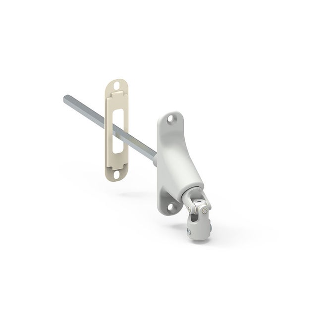 Double cardan étroit pour volet roulant - Longueur de<br>la tige (mm) : 355 - Type de tige<br>(mm) : 6 pans de 7 -